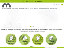 Tablet Screenshot of funerariavidal.com